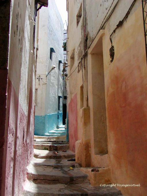 Colori e marce caldi, vecchia medina, Larache - Marocco