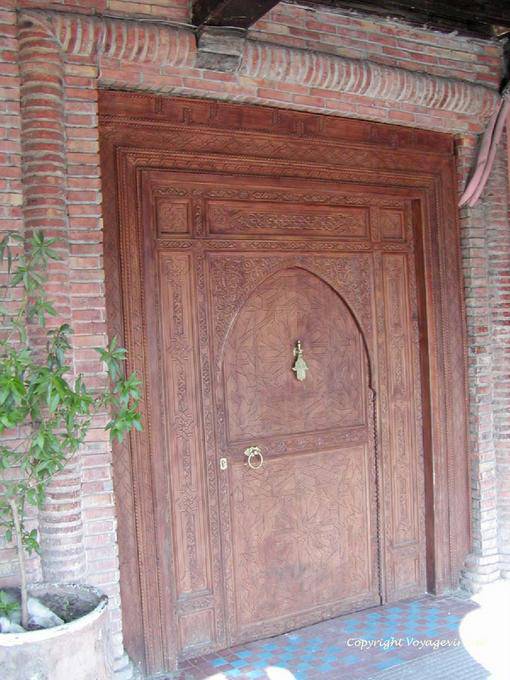 Cedar porta, Marrakech - Marocco