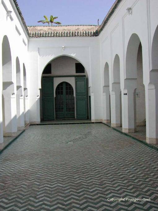 Piccolo cortile, Palazzo Bahia, Marrakech - Marocco