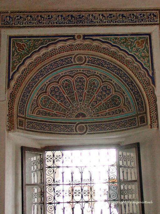 Finestra Ornament (interno), Palazzo Bahia, Marrakech - Marocco