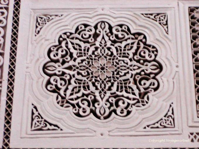 Finesse intonaco decorativo, Palazzo Bahia, Marrakech - Marocco