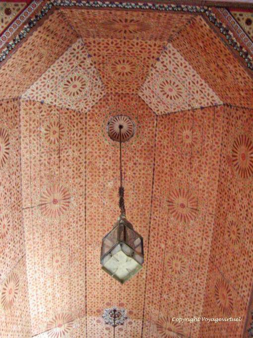 Soffitto Divisionismo, Palazzo Bahia, Marrakech - Marocco