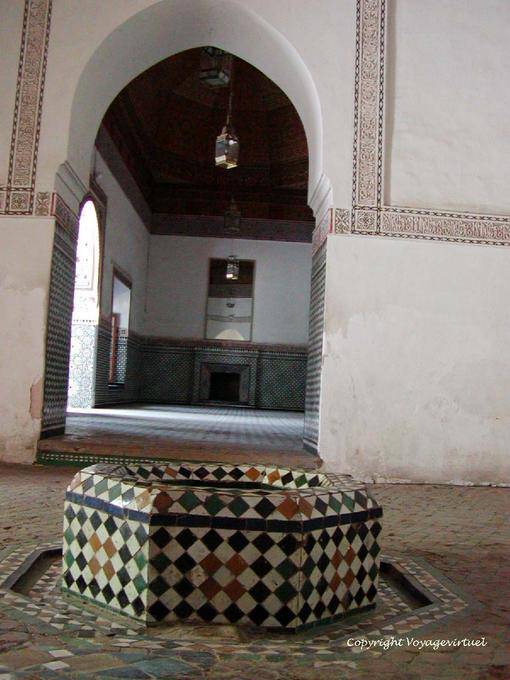 Bagni grandi zelliges, Hammam, Palazzo Bahia, Marrakech - Marocco