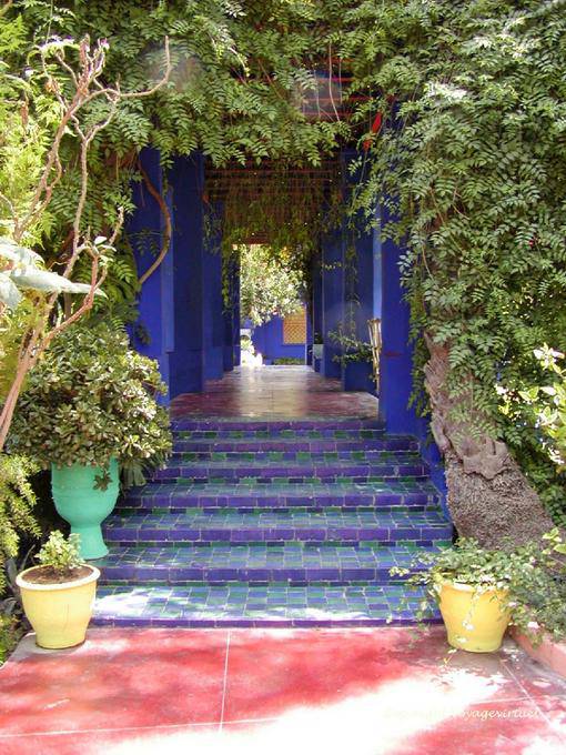 Piastrelle Stair zelige, Jardin Majorelle, Marrakech - Marocco