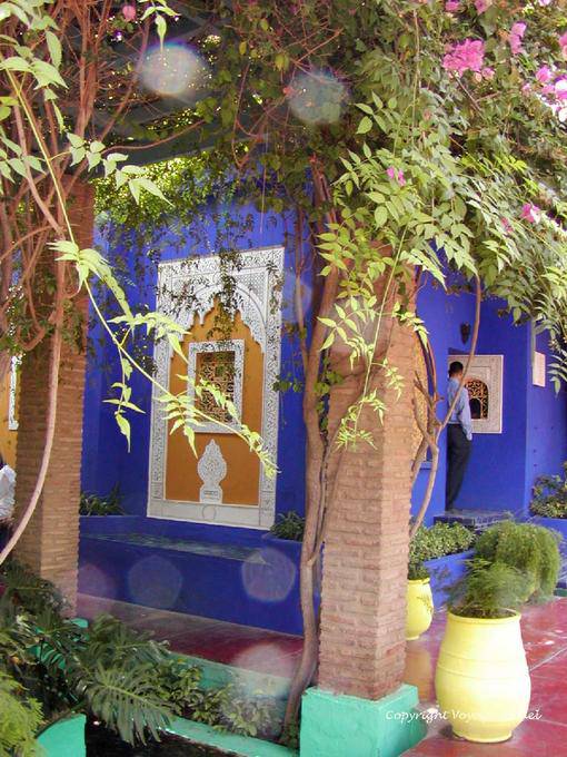 Museo all'aperto Patio berbero, Giardino Majorelle, Marrakech - Marocco