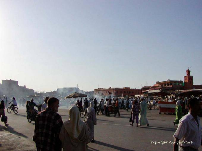 Djemaa el-Fna, la sera, Marrakech - Marocco