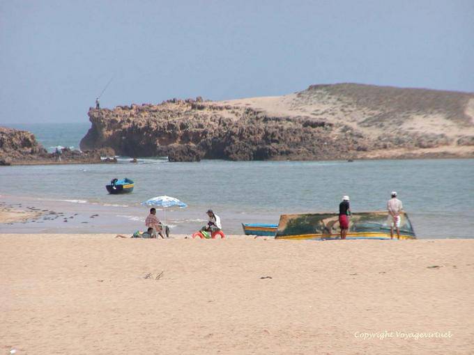 Sulla spiaggia, El Oualidia - Marocco