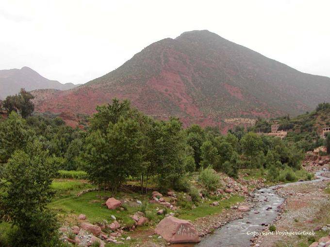 Paesaggio della valle di Ourika - Marocco