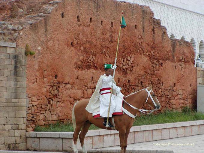 La Guardia Reale a cavallo, Mohamed V Mausoleo, Rabat - Marocco