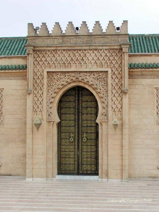 Una delle porte del mausoleo di Mohammed V, Rabat - Marocco