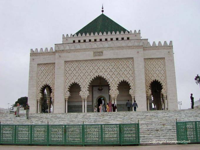 Facciata della tomba del re Mohammed V, Rabat - Marocco