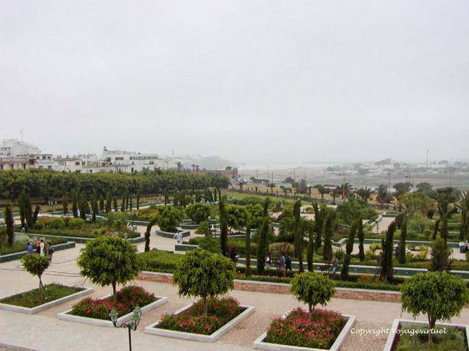 Rabat, il giardino intorno al mausoleo di Mohammed V - Marocco