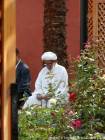 Tempo di meditazione, giardino Hmed Sidi El Kamel, Marrakech, Marocco.