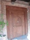 Cedar porta, Marrakech, Marocco.