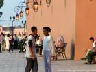 Dragare nel tardo pomeriggio, Marrakech, Marocco.