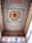 Bahia Palace, un soffitto, un capolavoro di architettura marocchina, Marrakech, Marocco.