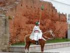 La Guardia Reale a cavallo, Mohamed V Mausoleo, Rabat, Marocco.
