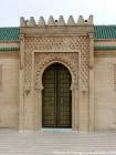 Una delle porte del mausoleo di Mohammed V, Rabat, Marocco.