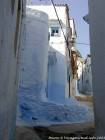 Per l'alto quartiere di Ansar Chefchaouen, Marocco.