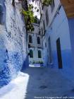 Chefchaouen, architettura e blu vicolo, Marocco.