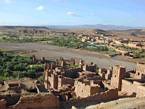 Ait Benhaddou, vista dalla Kasbah, Marocco.
