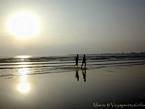 Plage vers Larache, Marocco