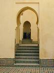 Ingresso alla tomba di Moulay Ismail, Meknes, Marocco.