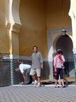 Jeremy Irons nel Mausoleo di Moulay Ismail, Meknes, Marocco.