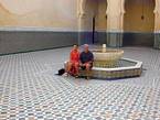 La fontana del Mausoleo di Moulay Ismail, Meknes, Marocco.
