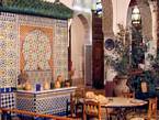 Ristorante Riad, in fondo della Medina, Meknes, Marocco.