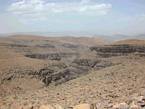 Paesaggio della strada per Agdz tra Ouarzazate e Zagora, Marocco.