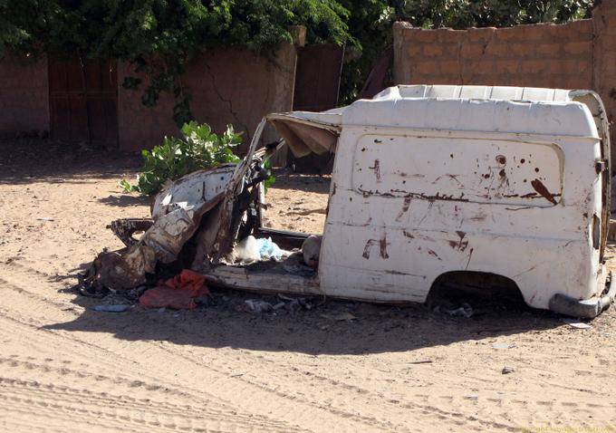 Relitto auto, Boutilimit, Mauritania
