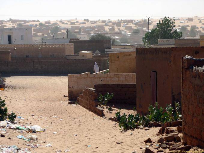 In una strada della città, Boutilimit, Mauritania