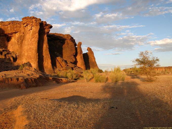 Scultura naturale nella massiccia Assaba, Mauritania