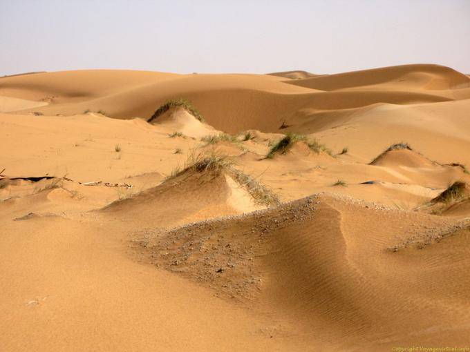 Mini dune tra Nouakchott e la frontiera con il Marocco, la Mauritania