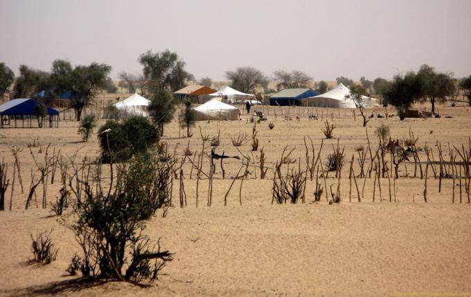 Tenda, Strada Boutilimit a Boghé, Mauritania
