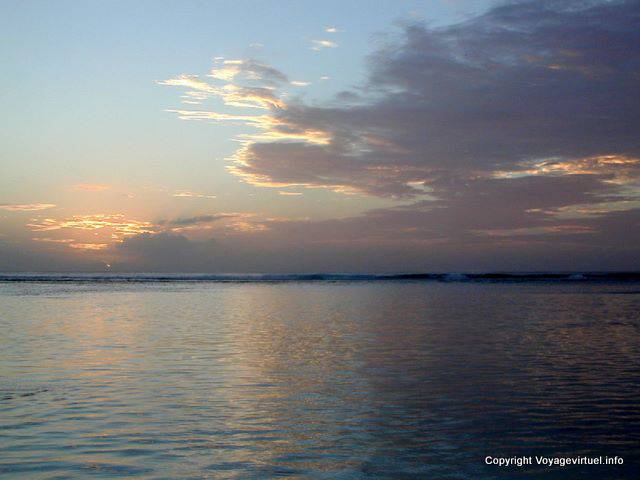 Evening light di fronte al mare, Mauritius.