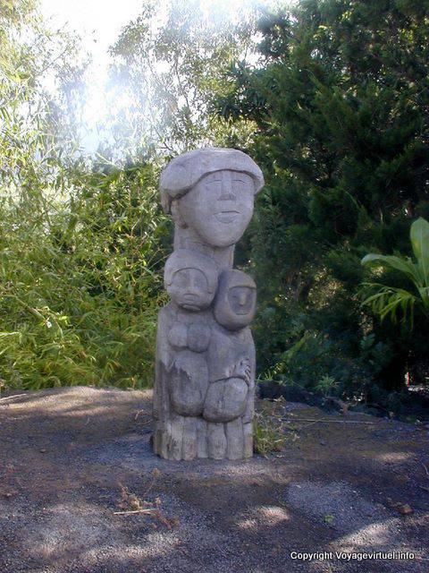 Totem di pietra, Chamarel, Mauritius.