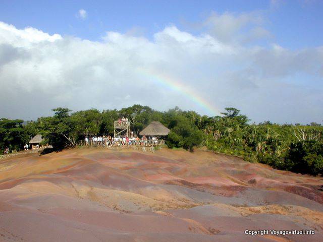 La cenere vulcanica, Chamarel, Mauritius.