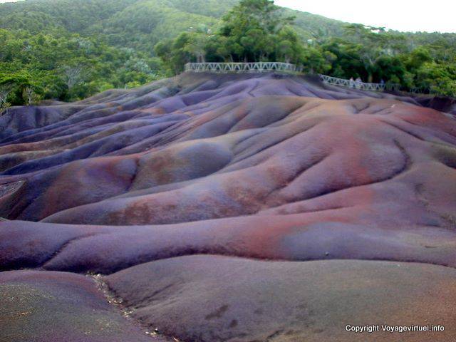 Seven Coloured Earths, Chamarel, Mauritius.