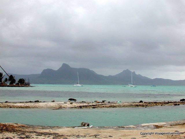Black River in caso di maltempo, Mauritius.