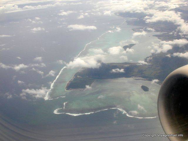 Dall'alto, Morne Brabant, Mauritius.