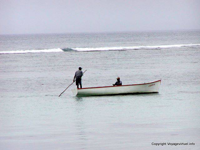 Dietro la barriera corallina, Flic en Flac, Mauritius.