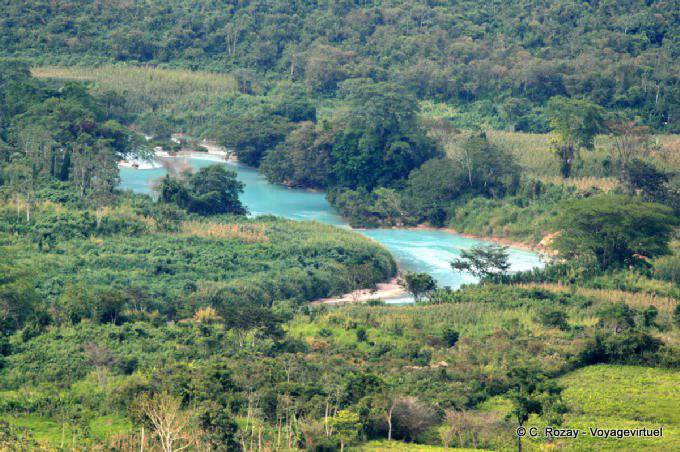 Chiapas, Agua Azul - Messico