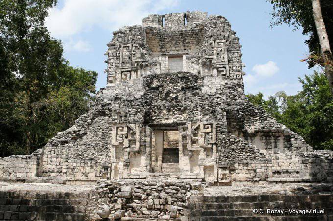 Chicanna, un'altra vista della struttura 20 - Messico
