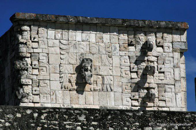 Temple Chacmool, superiore del Tempio dei Guerrieri, Chichen Itza - Messico