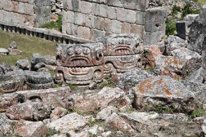 Maschere di argilla, Kodz Poop, Kabah - Messico