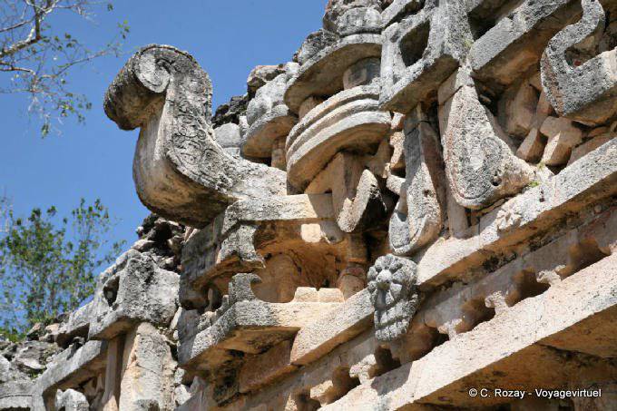 Labná, Mascaron dio Chac - Messico