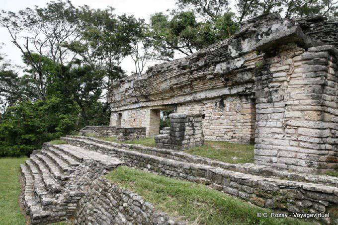Una fine Nord Group che comprende cinque templi, Palenque - Messico