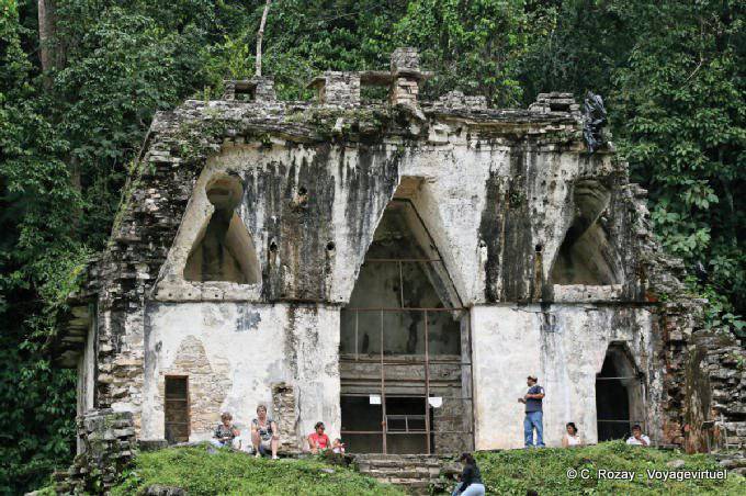 Mirador Hall of foliated Croce, Palenque - Messico